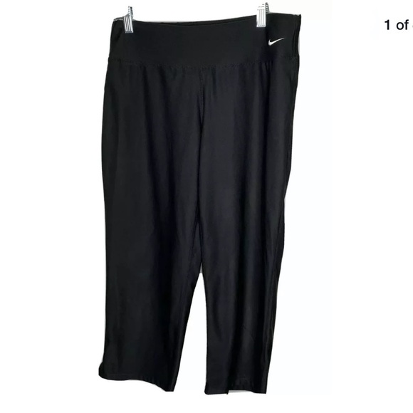 Nike Dri Fit Womens Crop Active Wear Pants M(8/10) - Picture 1 of 4